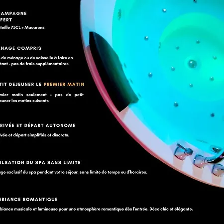 Le Secret - Nuit Romantique Avec Jacuzzi Privatif - Champagne Offert - Climatisation *